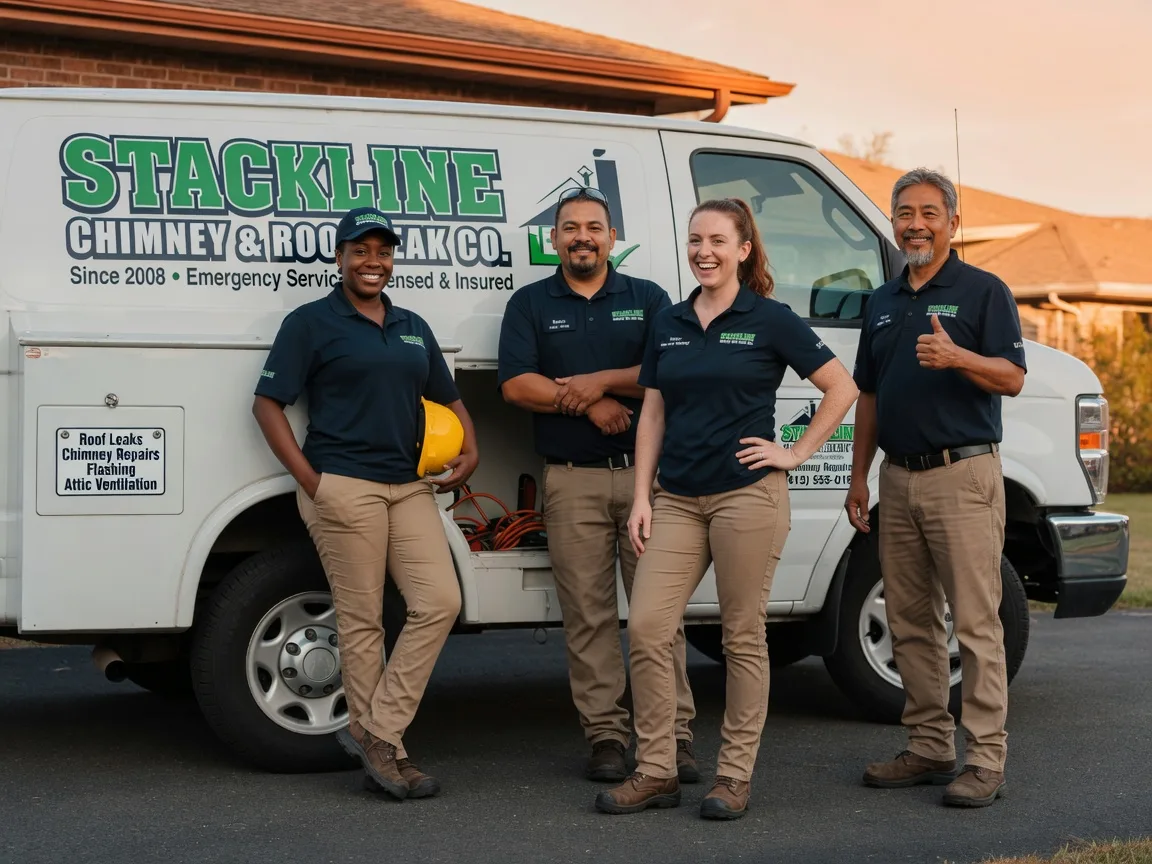 Chimney flashing repair company in Shawboro, NC